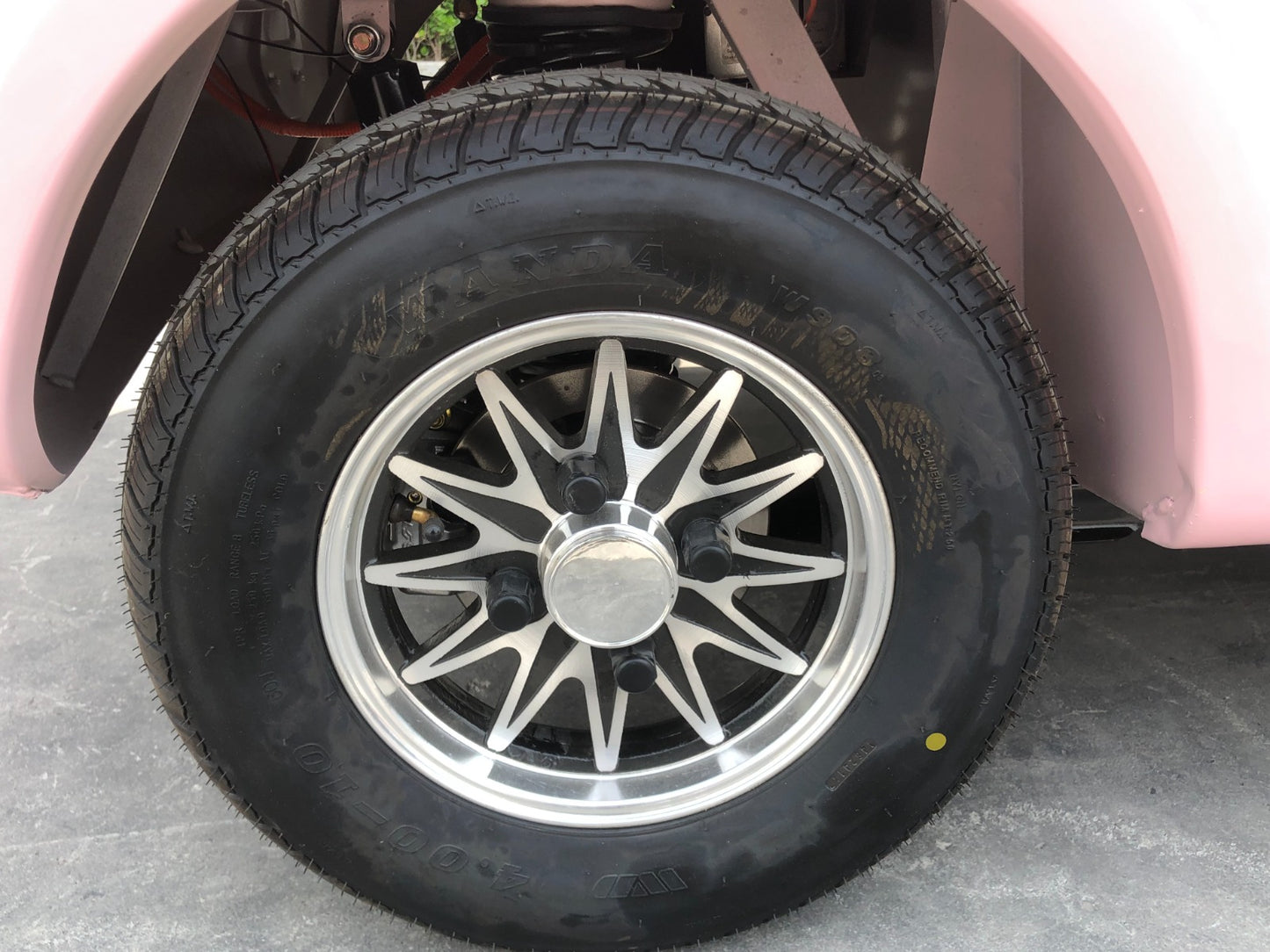 (ACOMPTE) FBLM-PLUS 08 – Mini voiture électrique (Rose & Blanc)