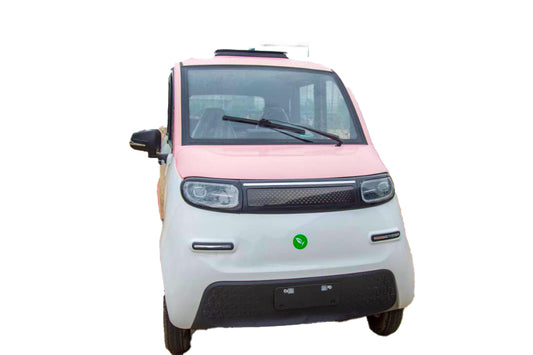 (ACOMPTE) FBLM-PLUS  08 – Mini voiture électrique (Rose & Blanc)