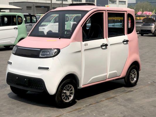 (ACOMPTE) FBLM-PLUS  08 – Mini voiture électrique (Rose & Blanc)