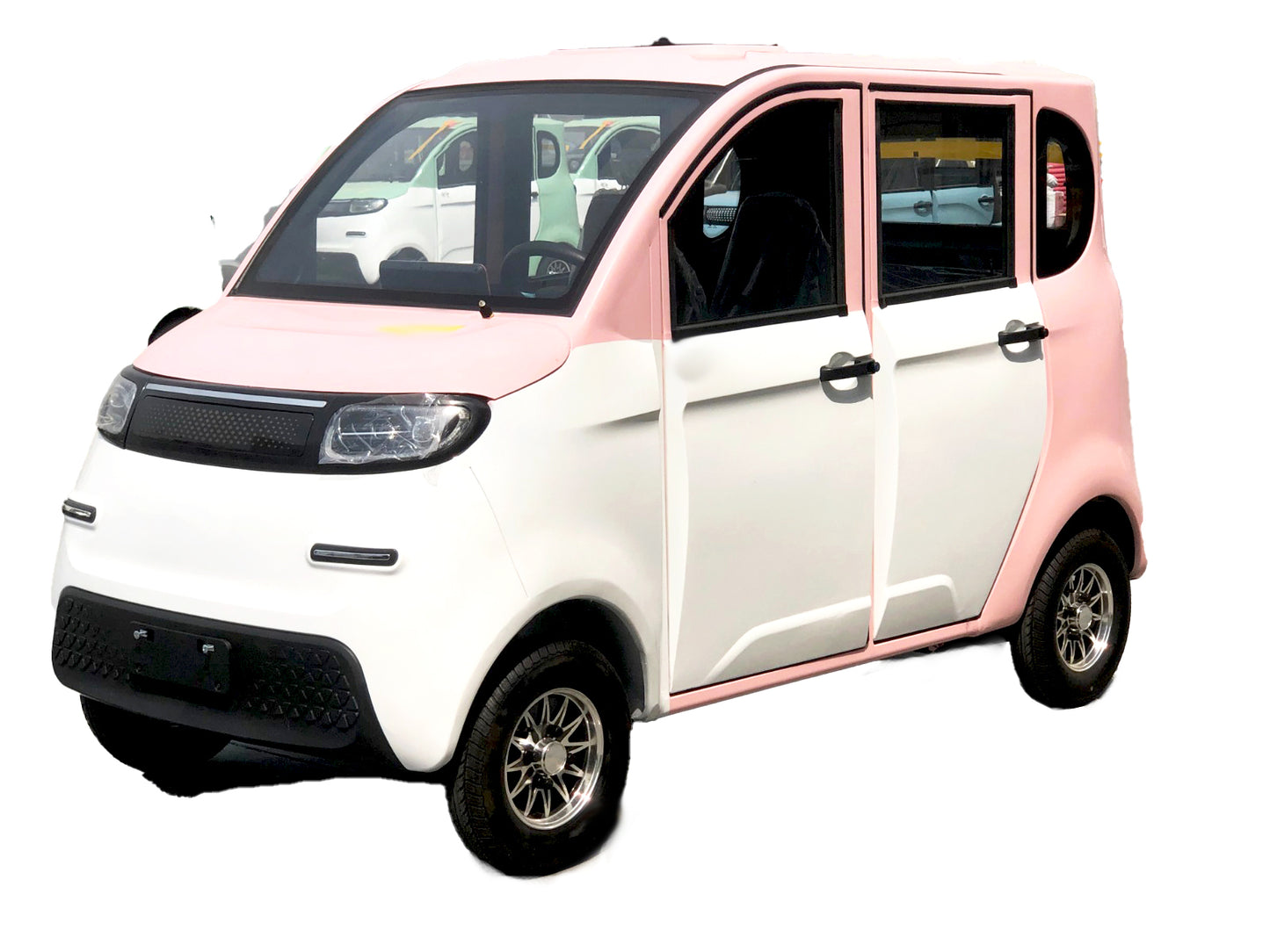 (ACOMPTE) FBLM-PLUS  08 – Mini voiture électrique (Rose & Blanc)